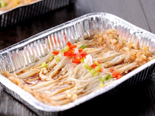 微山锡纸烤金针菇